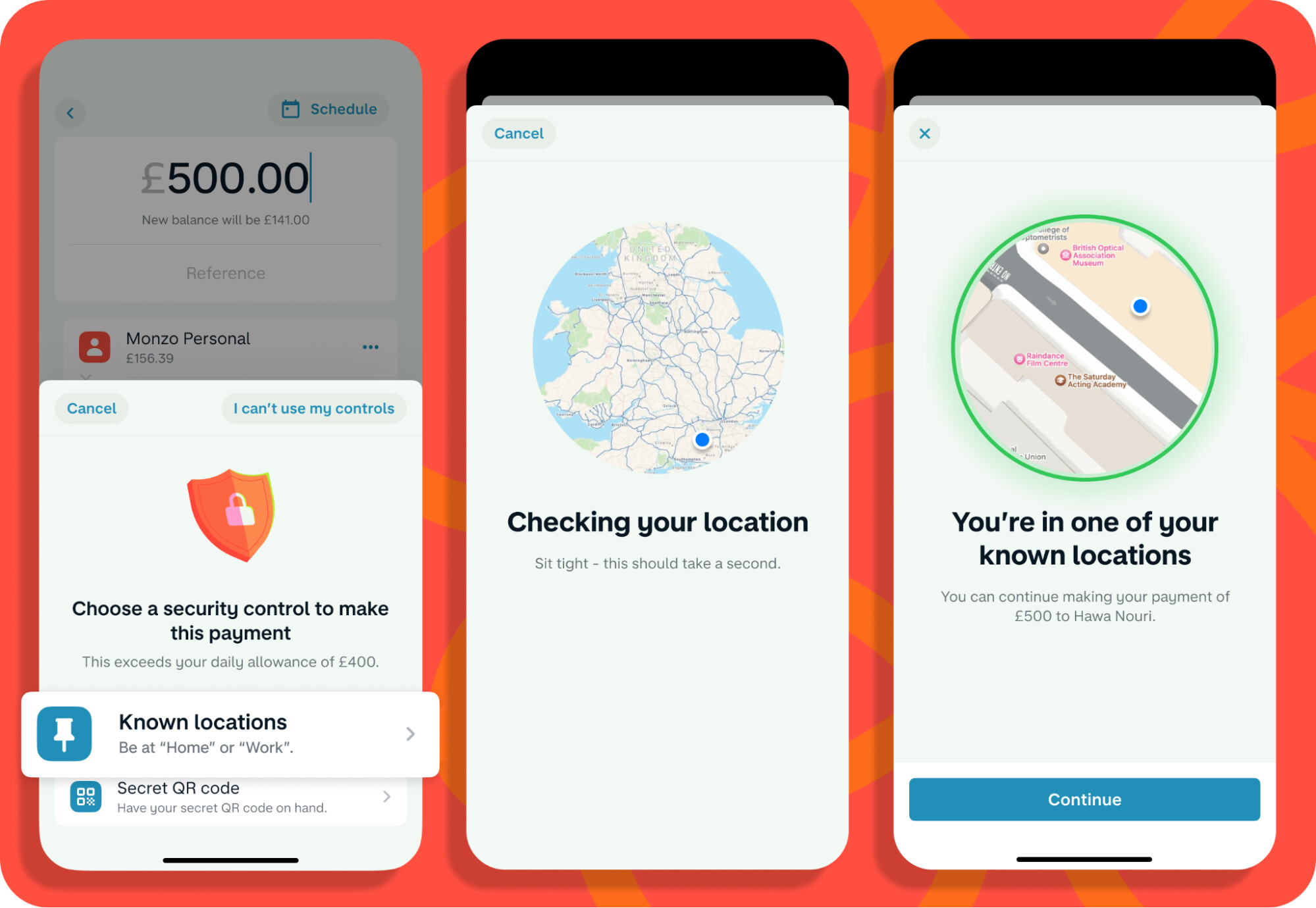 Known locations – leave your savings at home